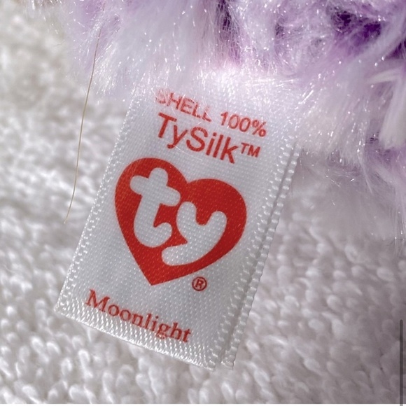 5/$25 Ty TySilk Moonlight Purple Fuzzy Owl Plush Stuffed Animal - Picture 9 of 12